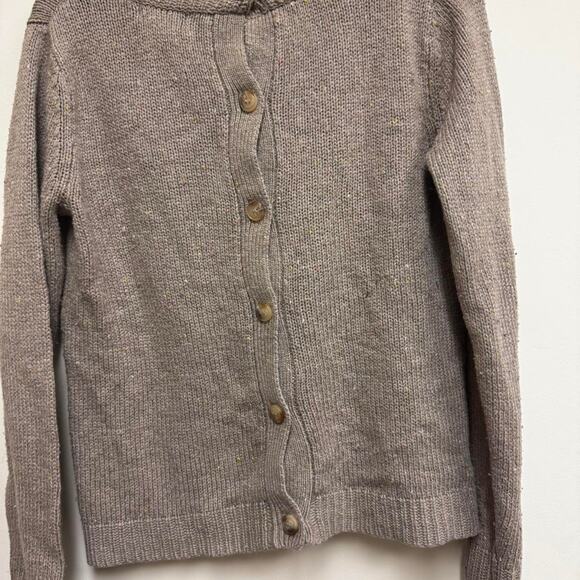 Forever 21 Tan Knit Sweater  Button-Up Back / Cardigan – Size Small - Picture 5 of 5